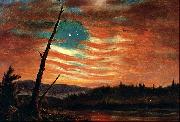 Frederick Edwin Church Our Banner in the Sky USA oil painting artist